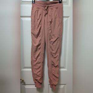 Lululemon Dance Studio Mid-Rise Lined Jogger Pink Savannah size 0